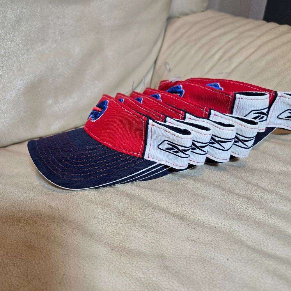NWT Buffalo Bills Onfield Reebok Adjustable Strapback Visor Hat/Cap - Picture 7 of 7